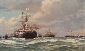 1902年，施密特国王爱德华七世的加冕审查
